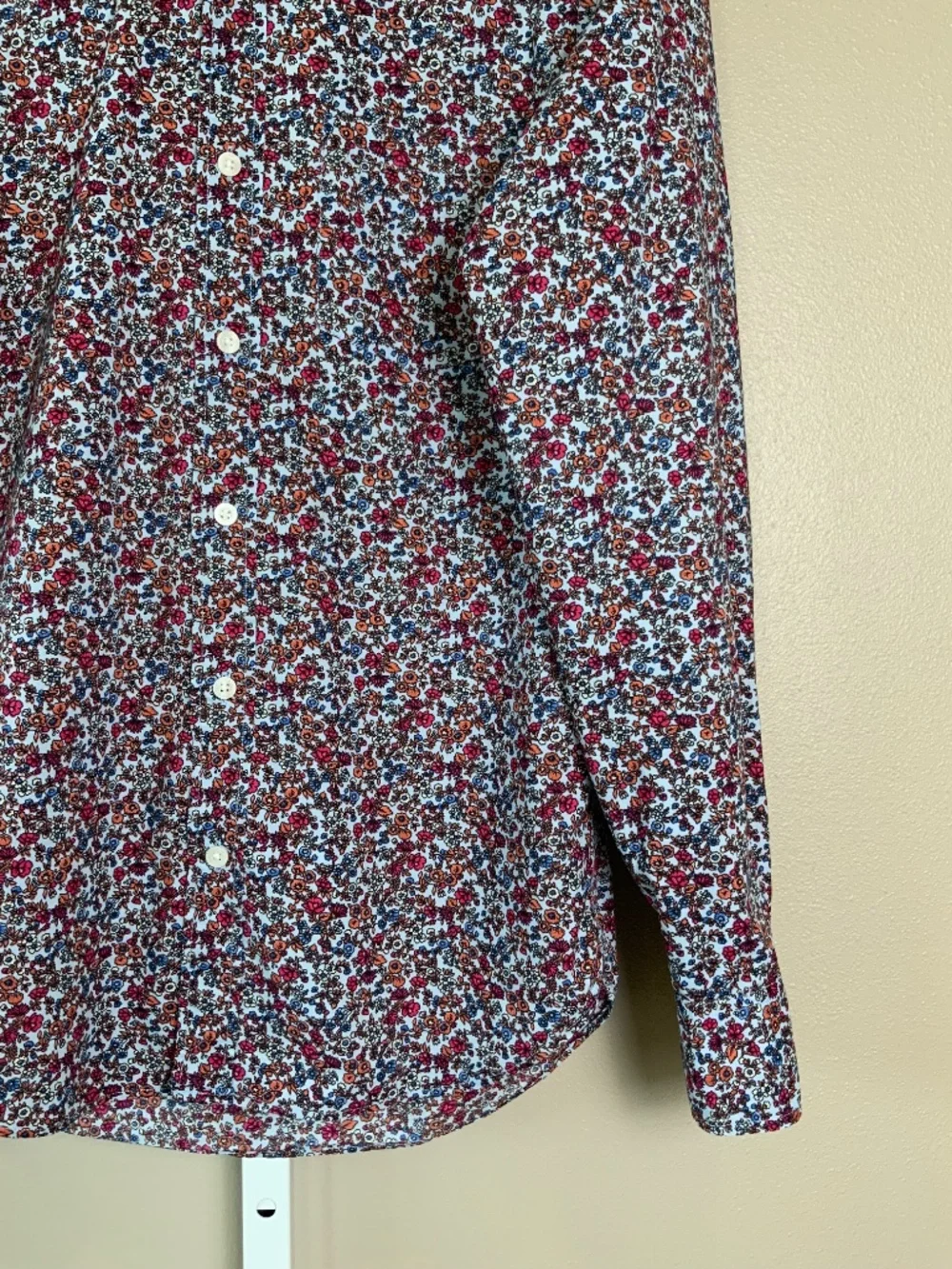 J. Crew Floral Printed Slim Fit Casual Button Down Shirt